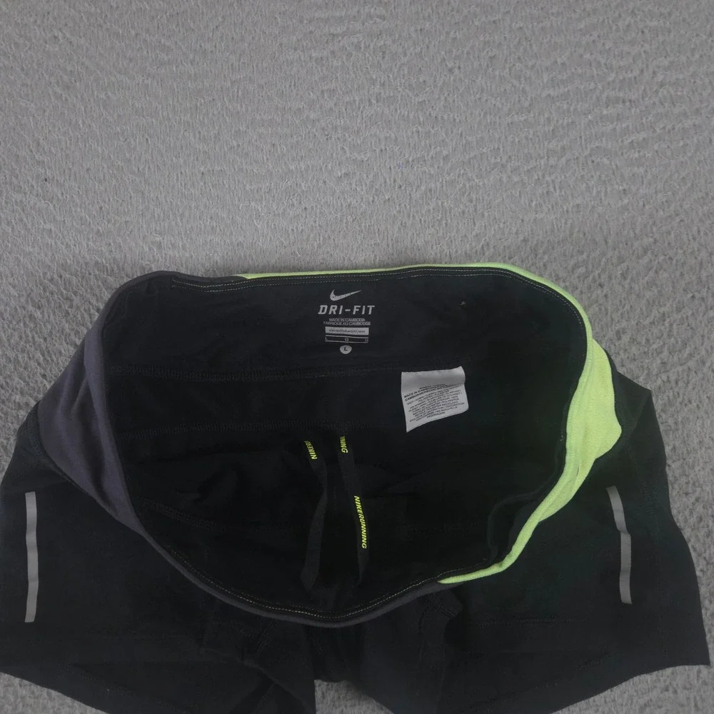 LOT OF 3 Nike Shorts Womens L Multi Epic Run Boyshorts Dri-FIT Tempo Running Gym